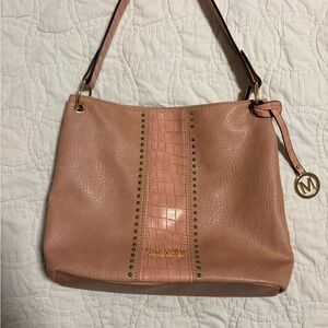 Montana West Pink and Gold Shoulder Bag